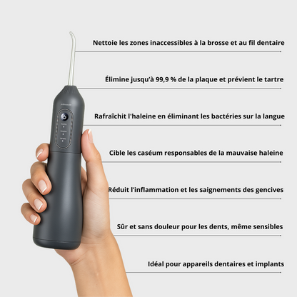 Jet Dentaire Rechargeable pour un Sourire Éclatant